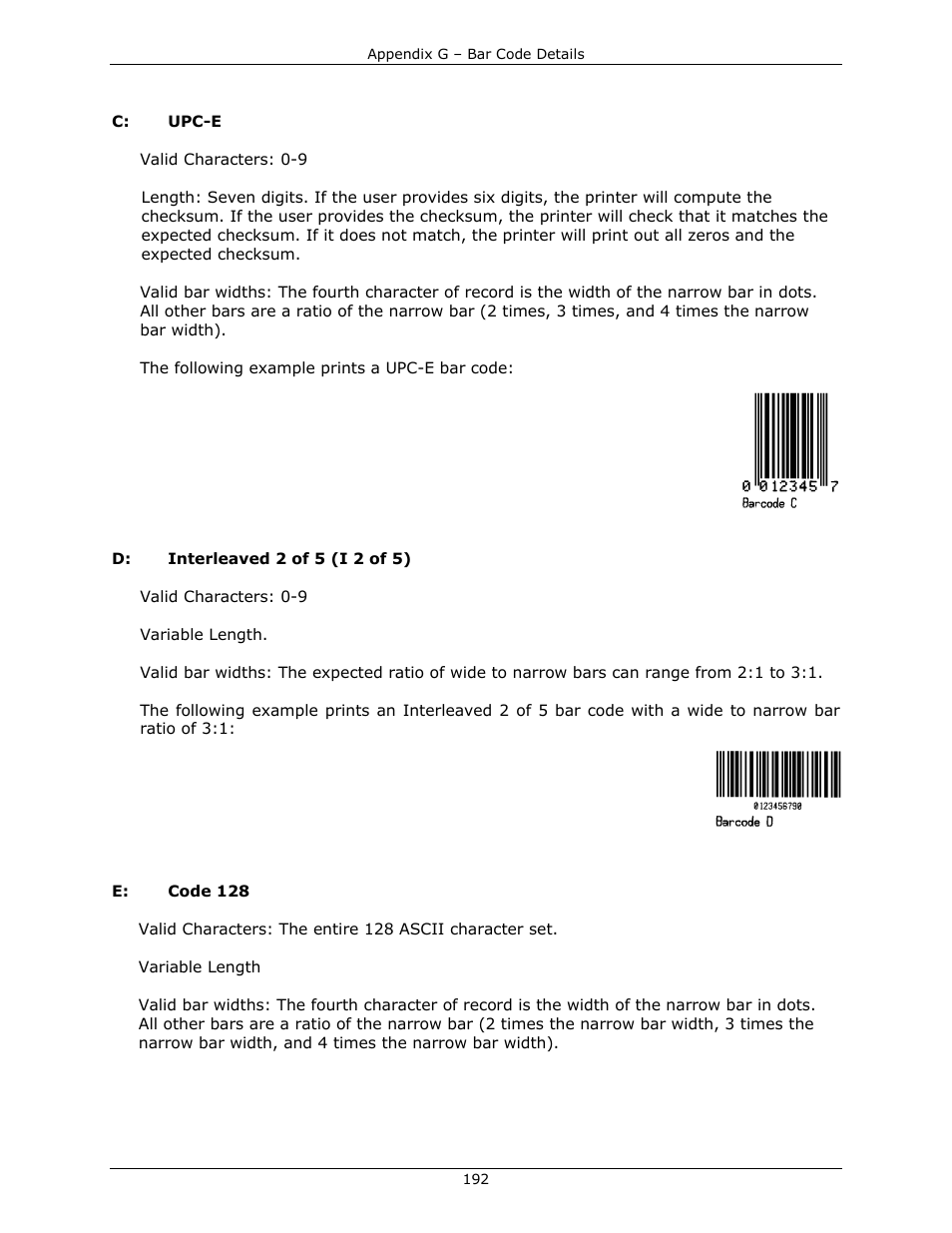 Datamax-O'Neil DPL Programmer’s Manual User Manual | Page 200 / 296