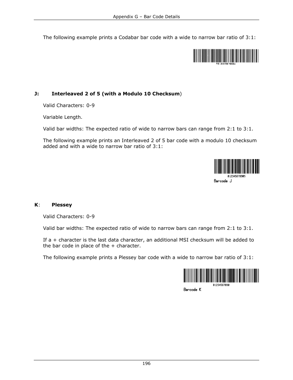 Datamax-O'Neil DPL Programmer’s Manual User Manual | Page 204 / 296