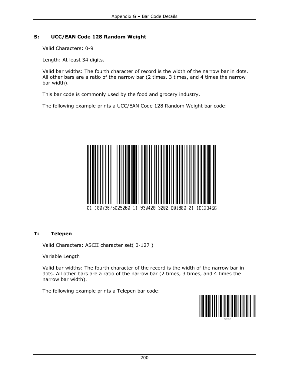 Datamax-O'Neil DPL Programmer’s Manual User Manual | Page 208 / 296