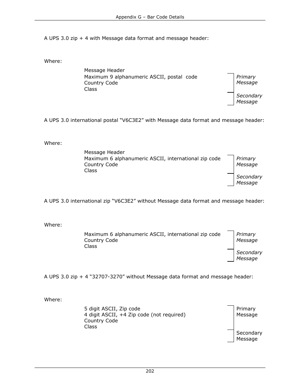 Upsn | Datamax-O'Neil DPL Programmer’s Manual User Manual | Page 210 / 296
