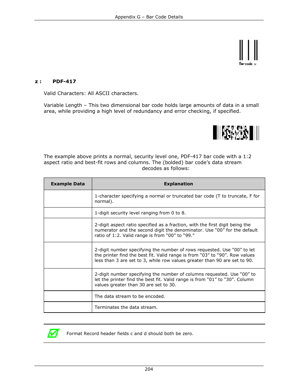 Datamax-O'Neil DPL Programmer’s Manual User Manual | Page 212 / 296