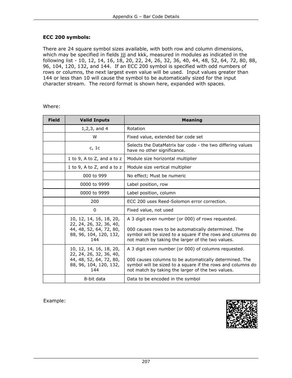 Datamax-O'Neil DPL Programmer’s Manual User Manual | Page 215 / 296