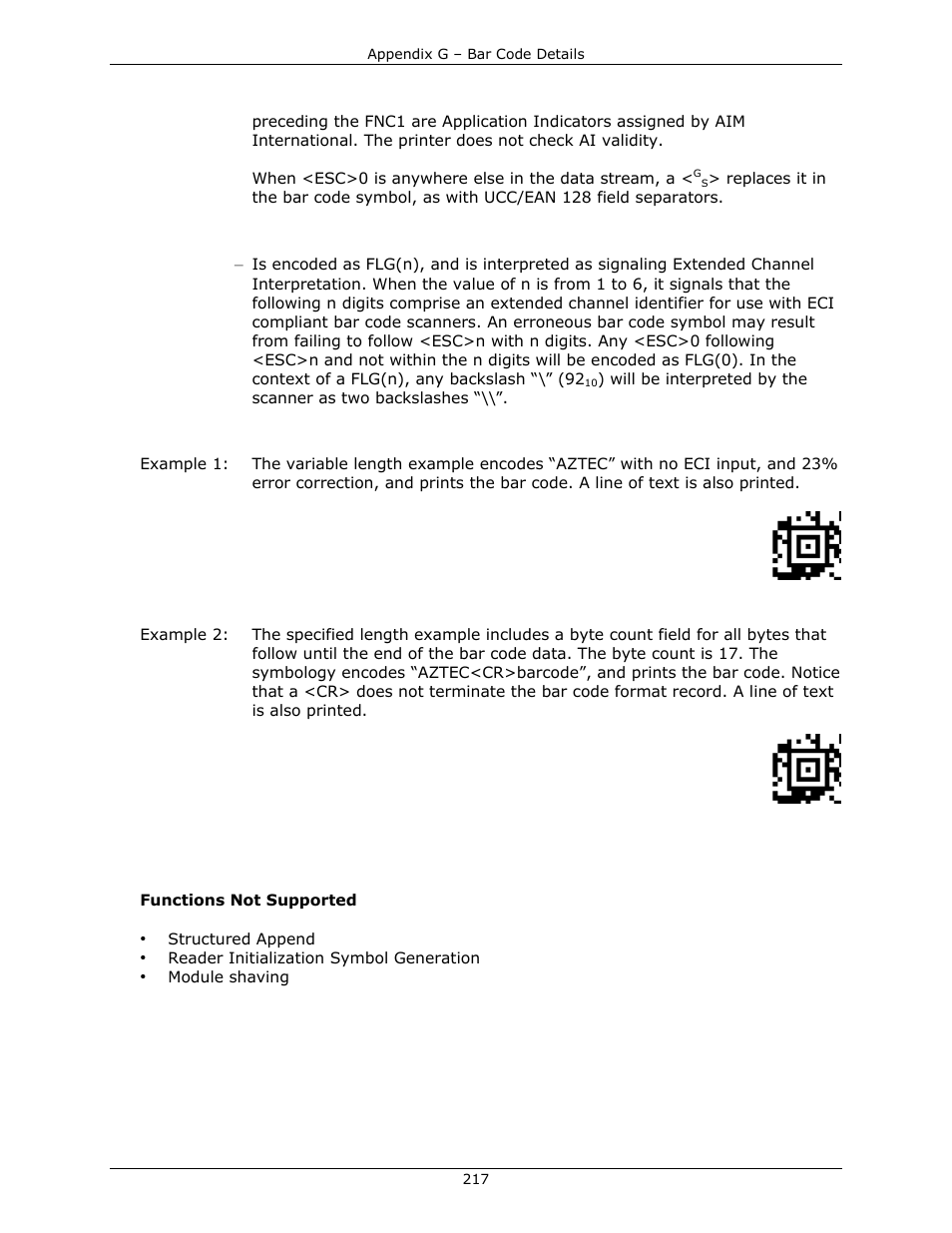 Datamax-O'Neil DPL Programmer’s Manual User Manual | Page 225 / 296