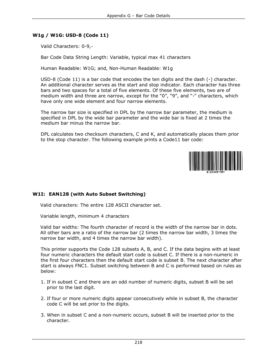 Datamax-O'Neil DPL Programmer’s Manual User Manual | Page 226 / 296