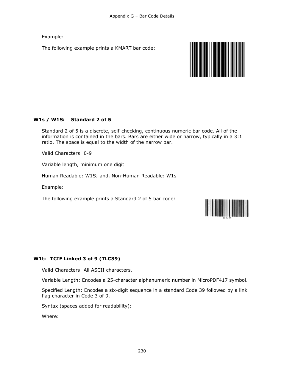 Datamax-O'Neil DPL Programmer’s Manual User Manual | Page 238 / 296