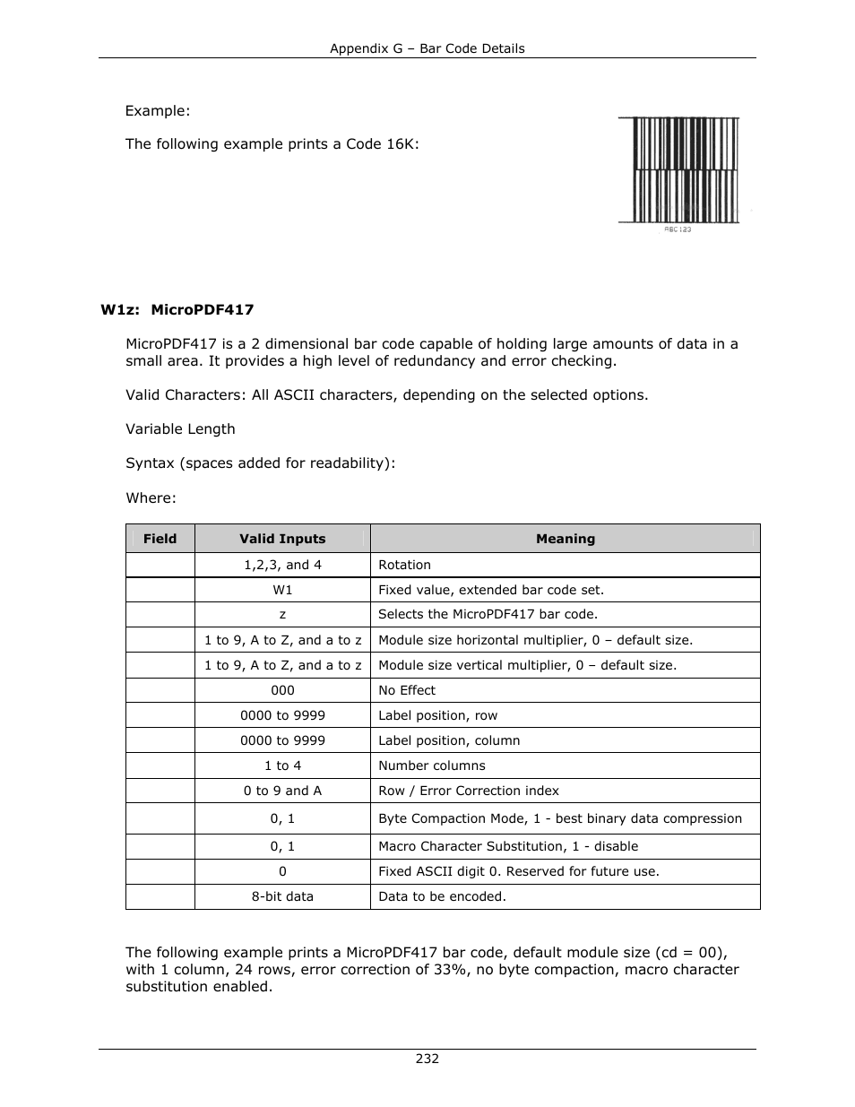 Datamax-O'Neil DPL Programmer’s Manual User Manual | Page 240 / 296