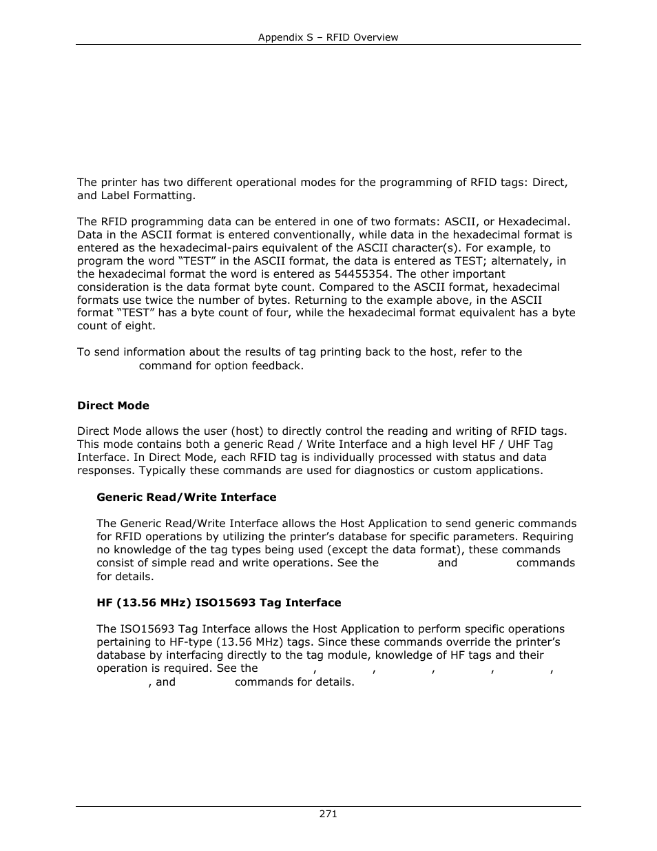Appendix s | Datamax-O'Neil DPL Programmer’s Manual User Manual | Page 279 / 296