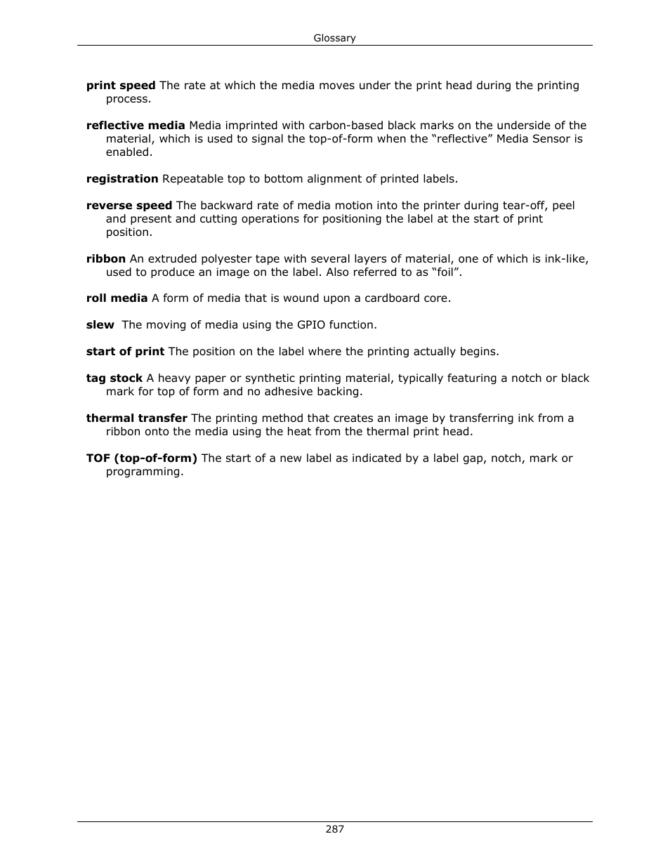 Datamax-O'Neil DPL Programmer’s Manual User Manual | Page 295 / 296