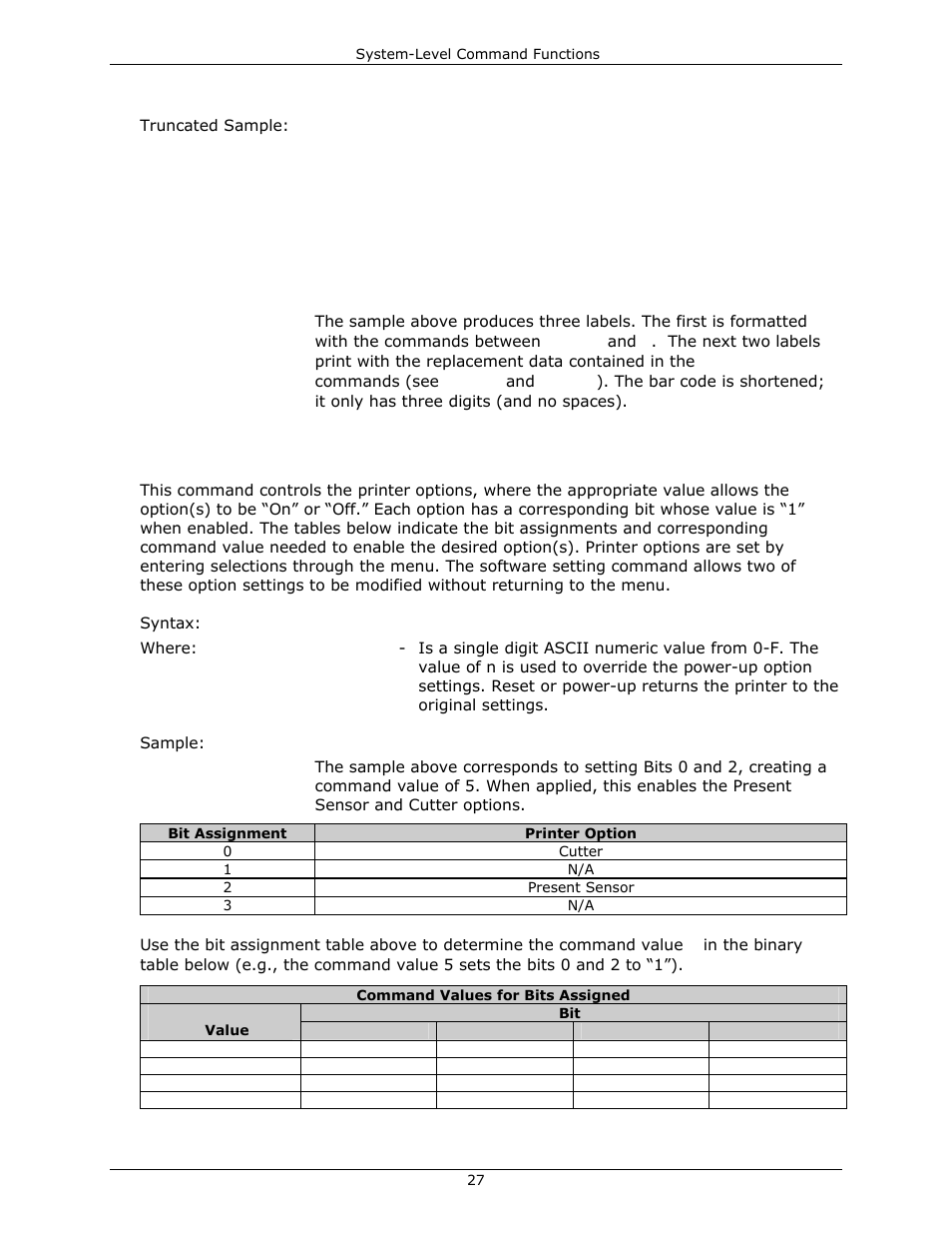 Stx v software switch settings | Datamax-O'Neil DPL Programmer’s Manual User Manual | Page 35 / 296