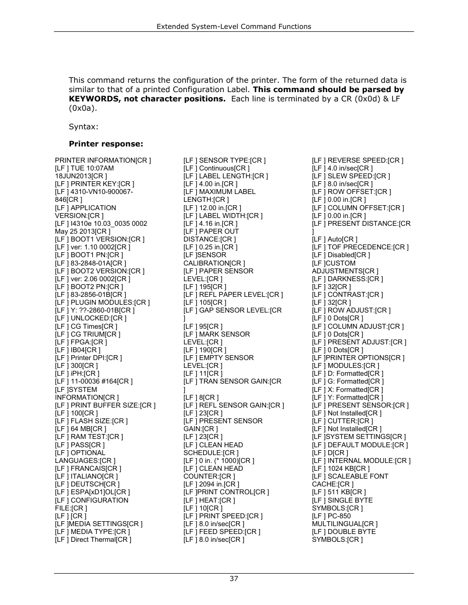 Datamax-O'Neil DPL Programmer’s Manual User Manual | Page 45 / 296