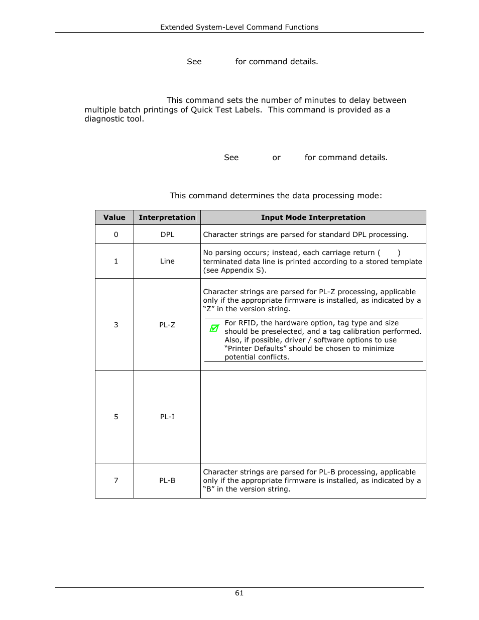 Datamax-O'Neil DPL Programmer’s Manual User Manual | Page 69 / 296