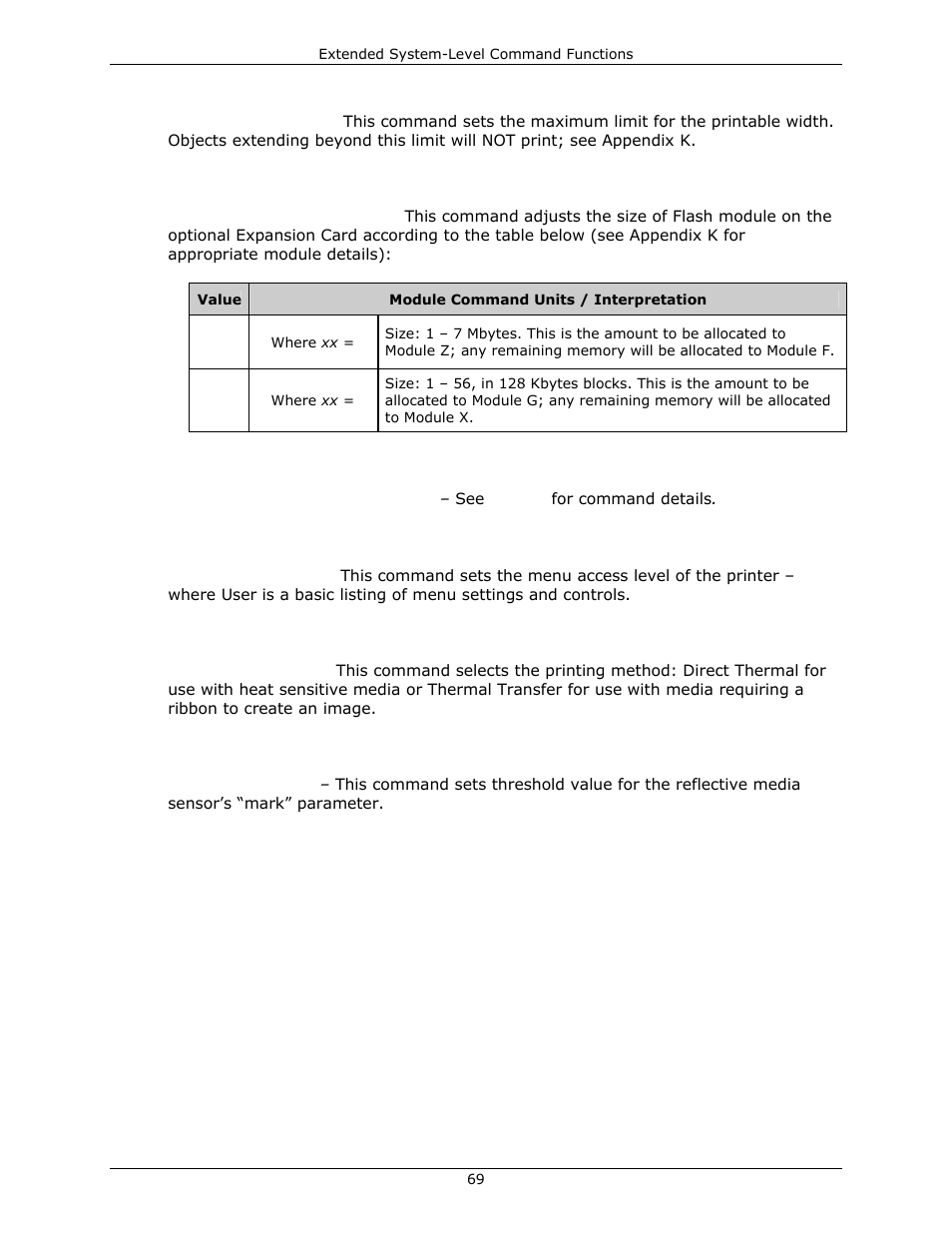 Datamax-O'Neil DPL Programmer’s Manual User Manual | Page 77 / 296