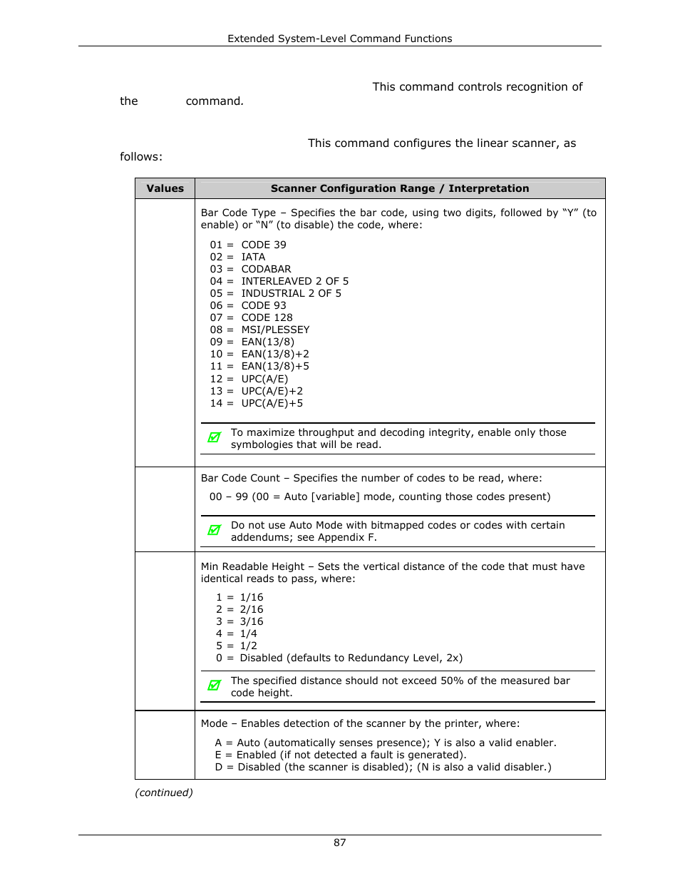 Datamax-O'Neil DPL Programmer’s Manual User Manual | Page 95 / 296