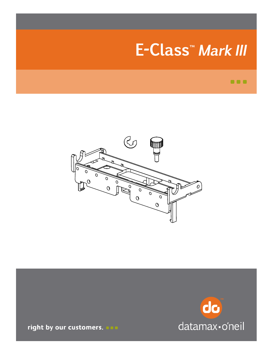 Datamax-O'Neil E-Class Mark III Printhead Bracket and Screw Upgrade User Manual | 11 pages