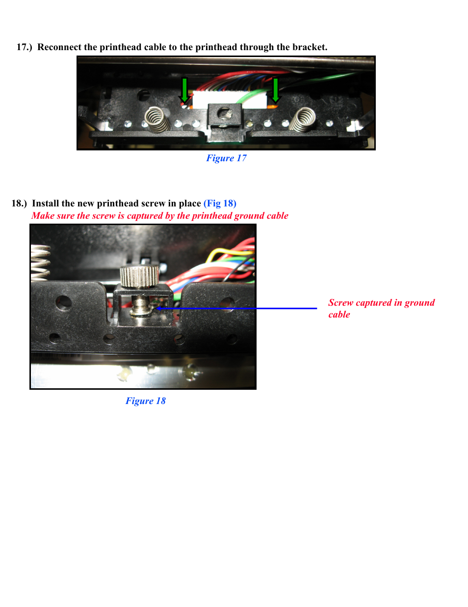 Datamax-O'Neil E-Class Mark III Printhead Bracket and Screw Upgrade User Manual | Page 9 / 11