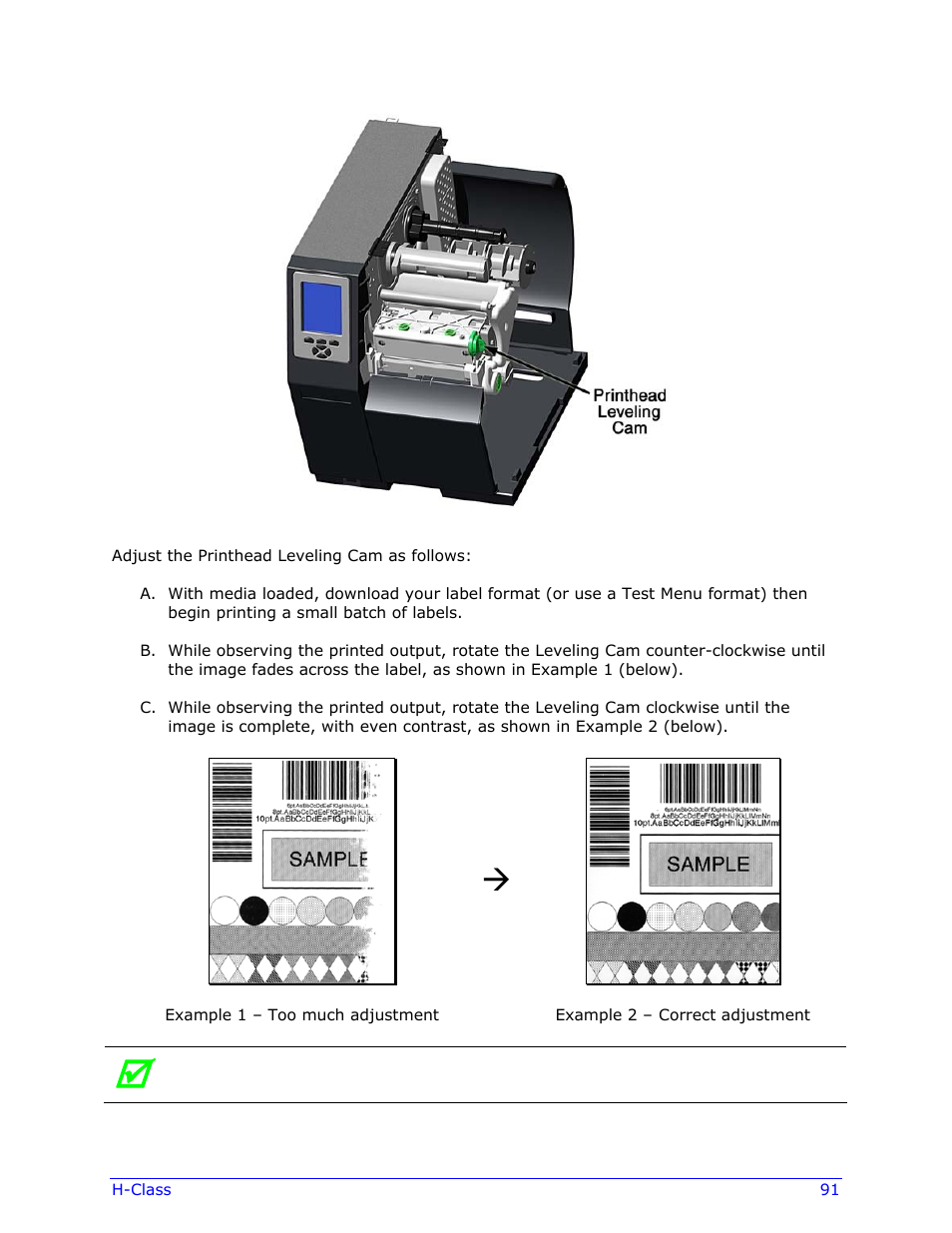 Datamax-O'Neil H-Class Operator’s Manual User Manual | Page 101 / 180