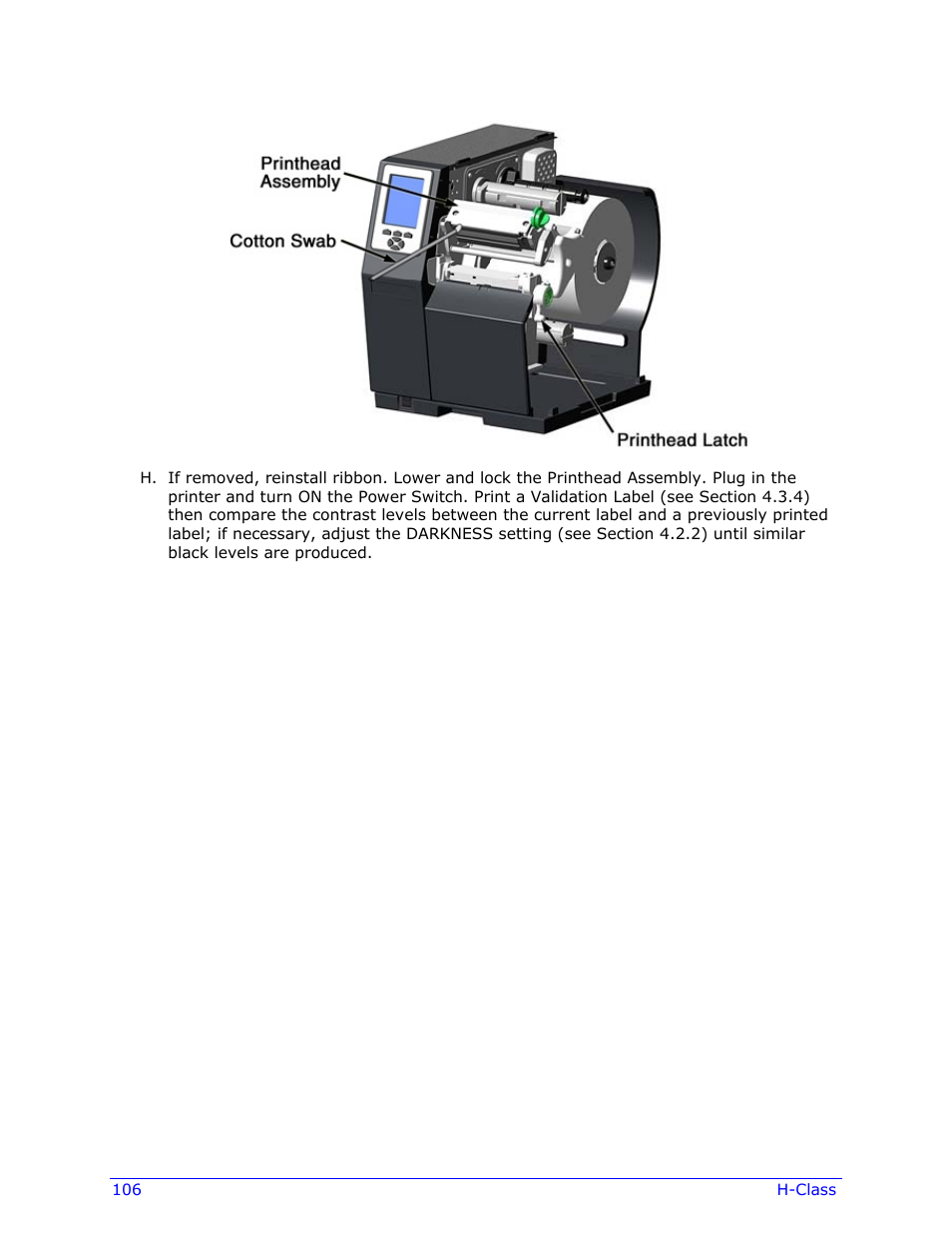 Datamax-O'Neil H-Class Operator’s Manual User Manual | Page 116 / 180