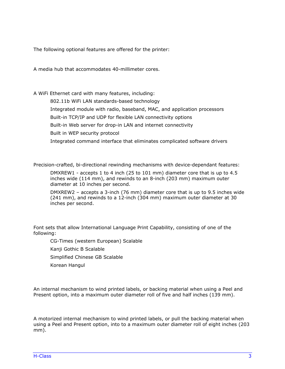 Datamax-O'Neil H-Class Operator’s Manual User Manual | Page 13 / 180