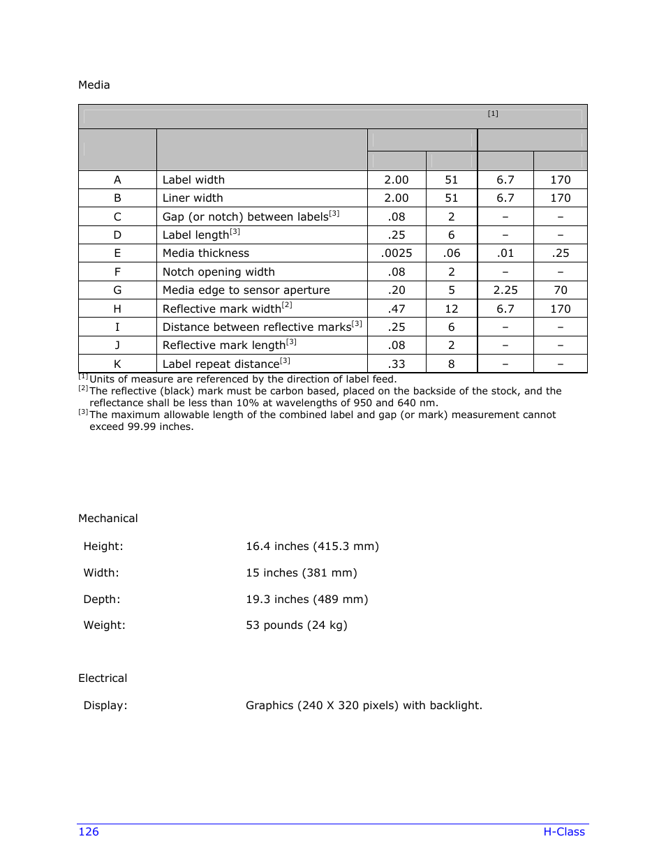 Datamax-O'Neil H-Class Operator’s Manual User Manual | Page 136 / 180