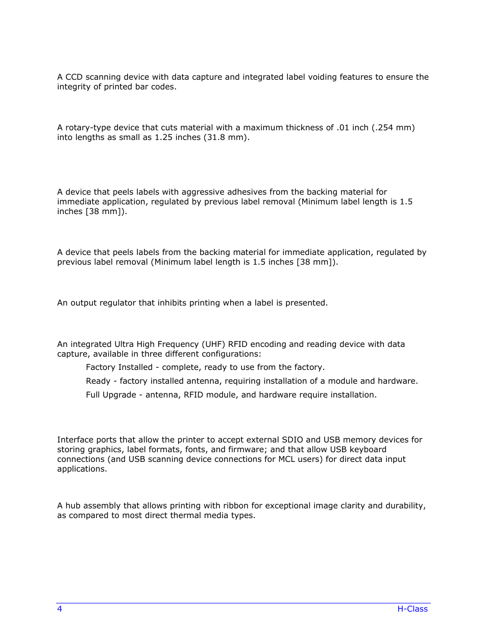 Datamax-O'Neil H-Class Operator’s Manual User Manual | Page 14 / 180