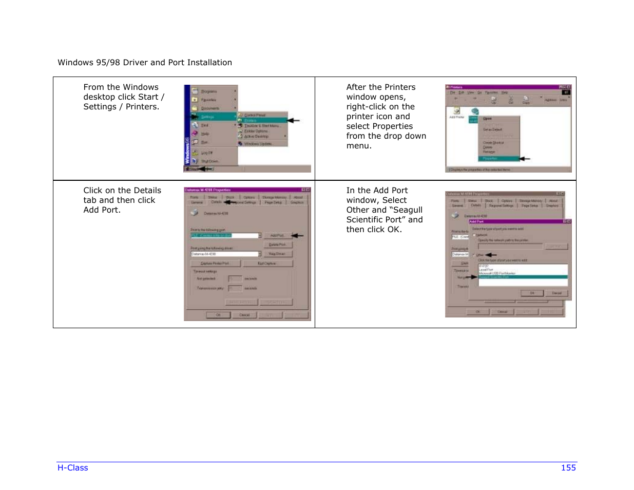 Datamax-O'Neil H-Class Operator’s Manual User Manual | Page 165 / 180