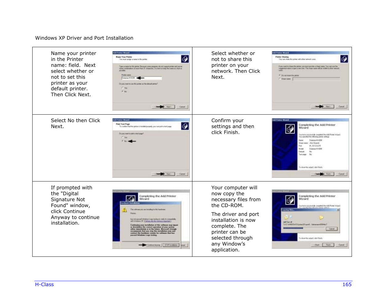 Datamax-O'Neil H-Class Operator’s Manual User Manual | Page 175 / 180