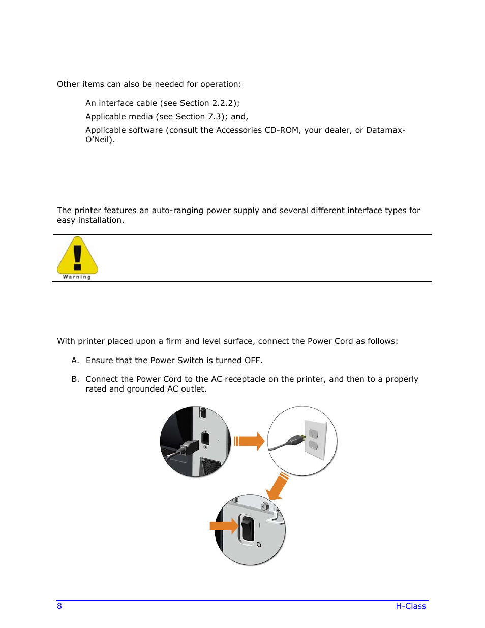 2 installation | Datamax-O'Neil H-Class Operator’s Manual User Manual | Page 18 / 180