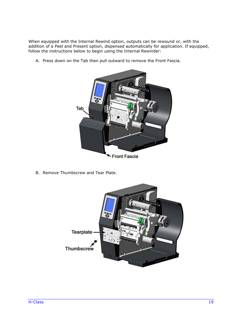 Datamax-O'Neil H-Class Operator’s Manual User Manual | Page 29 / 180