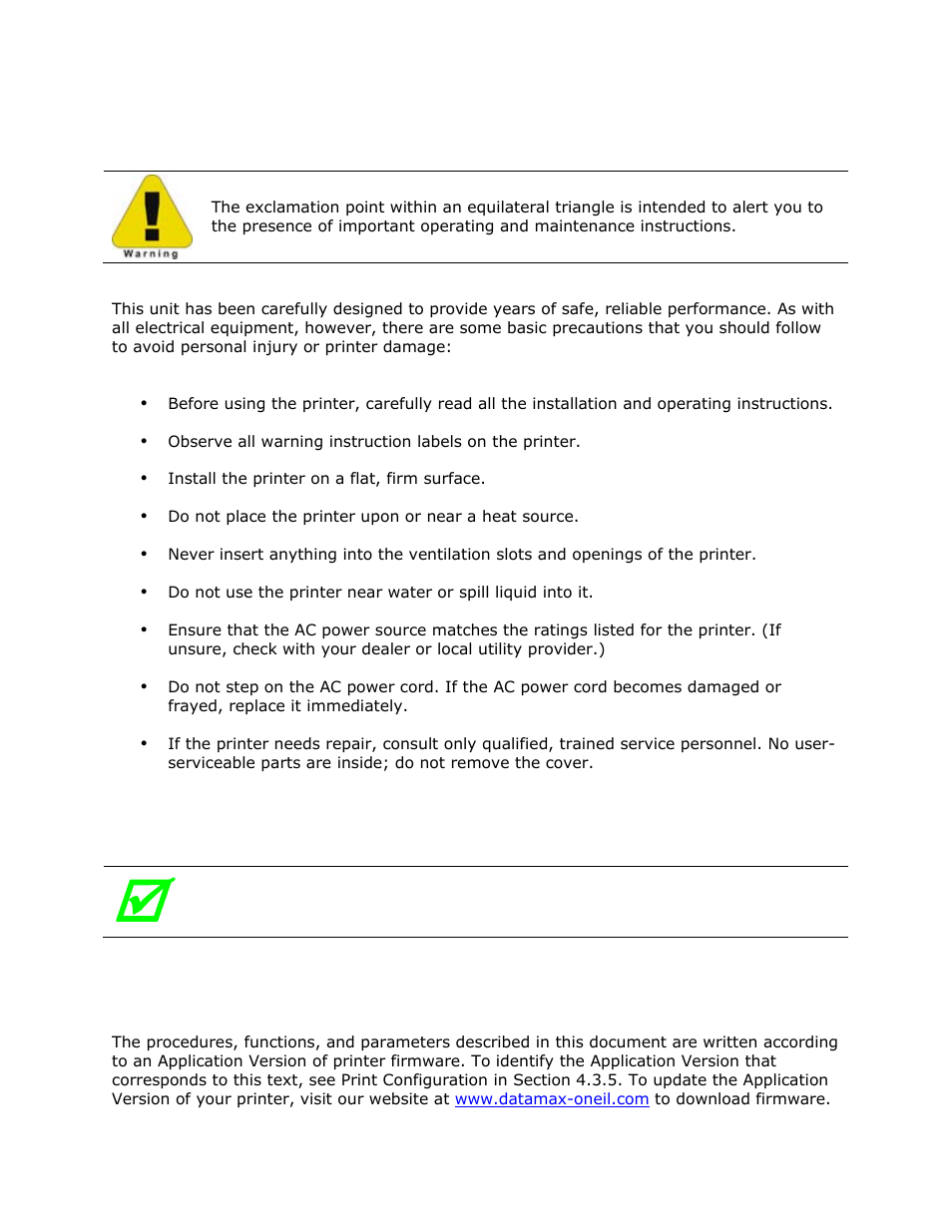 Datamax-O'Neil H-Class Operator’s Manual User Manual | Page 5 / 180