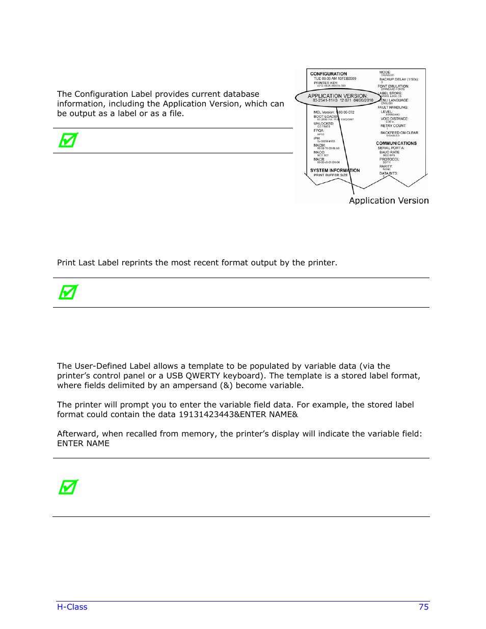 Datamax-O'Neil H-Class Operator’s Manual User Manual | Page 85 / 180