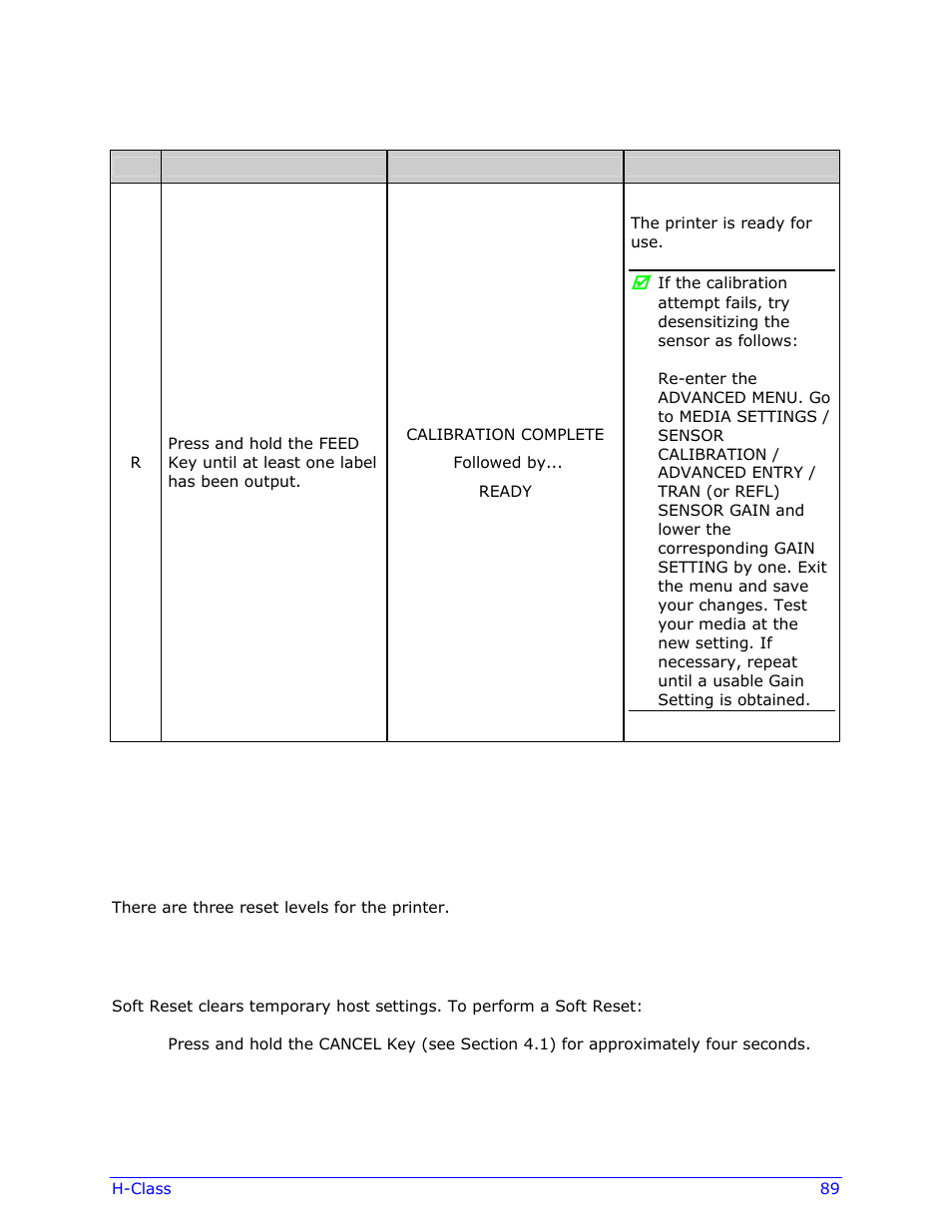3 reset methods | Datamax-O'Neil H-Class Operator’s Manual User Manual | Page 99 / 180