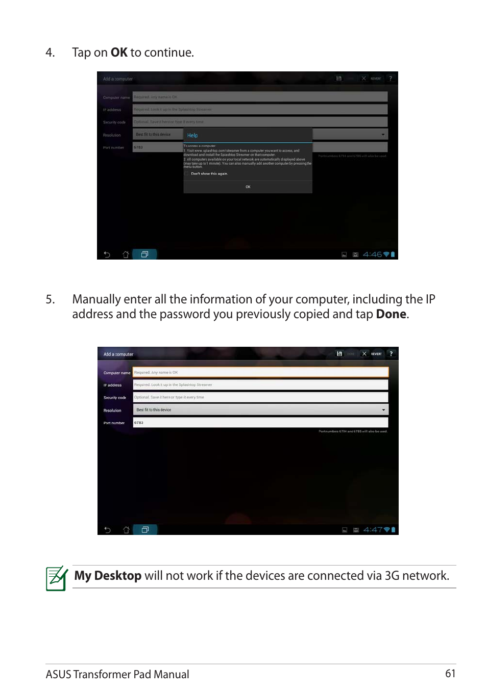 Asus Transformer Pad TF300TG User Manual | Page 61 / 90