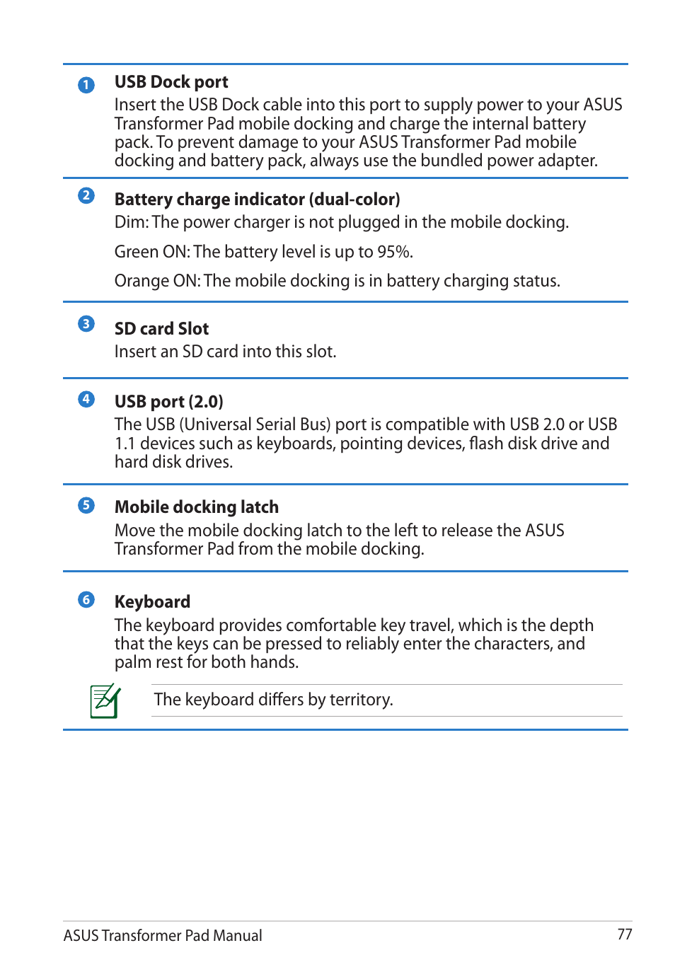 Asus Transformer Pad TF300TG User Manual | Page 77 / 90