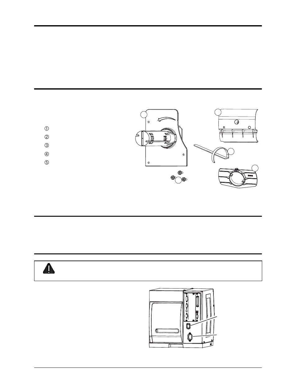 Datamax-O'Neil H-Class Internal Rewind Option User Manual | Page 3 / 6