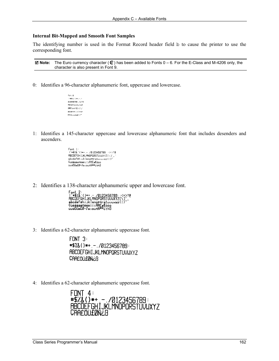 Datamax-O'Neil Class Series Programmer’s Manual User Manual | Page 176 / 300