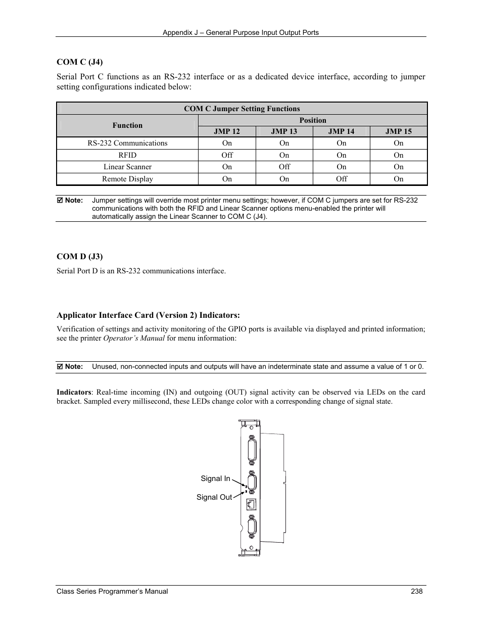 Datamax-O'Neil Class Series Programmer’s Manual User Manual | Page 252 / 300