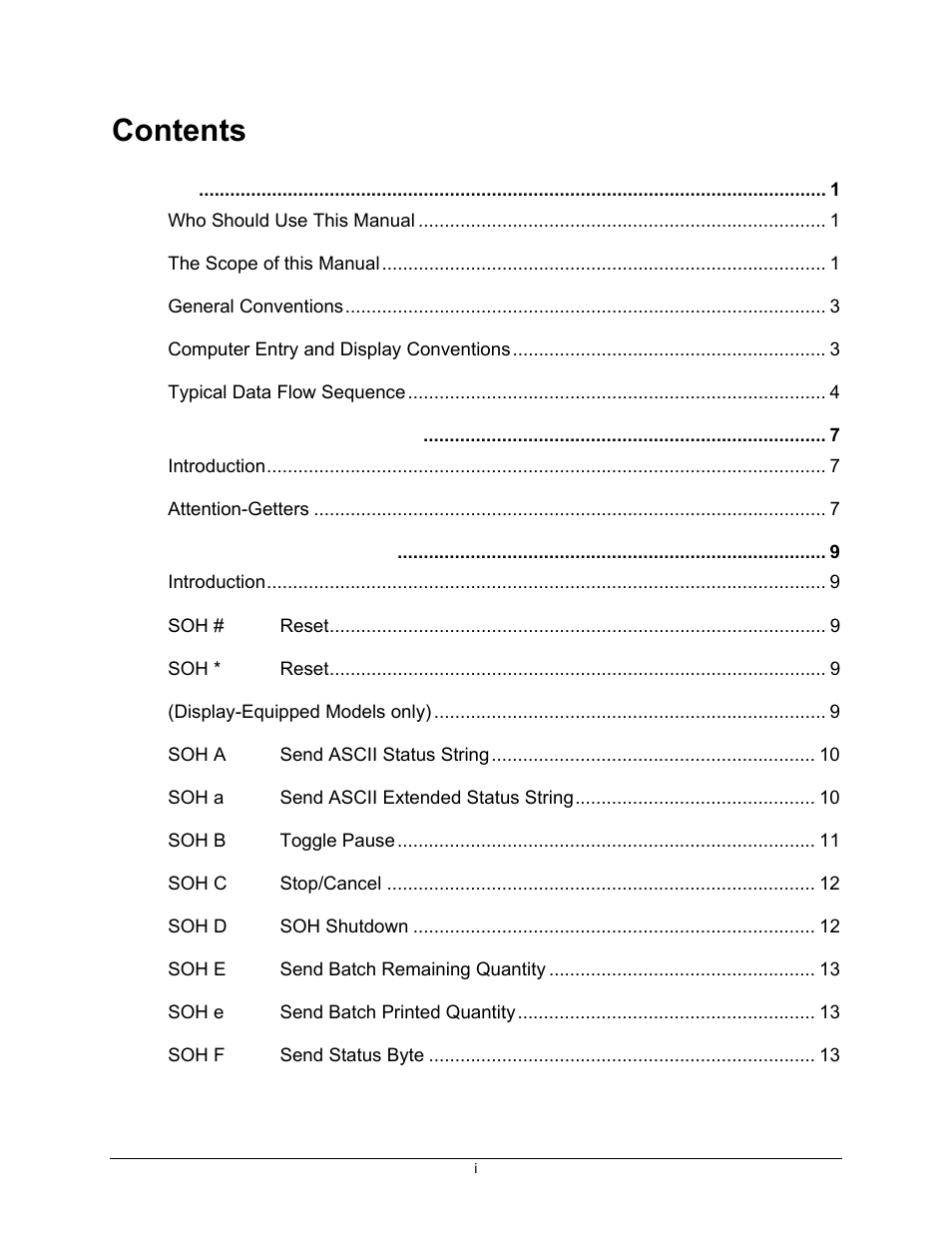 Datamax-O'Neil Class Series Programmer’s Manual User Manual | Page 5 / 300