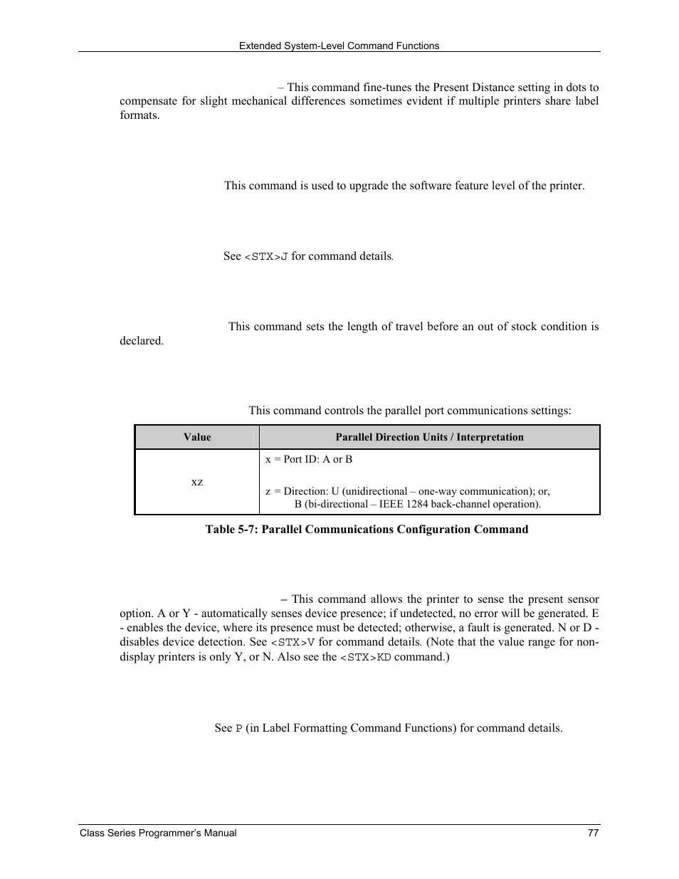 Datamax-O'Neil Class Series Programmer’s Manual User Manual | Page 91 / 300