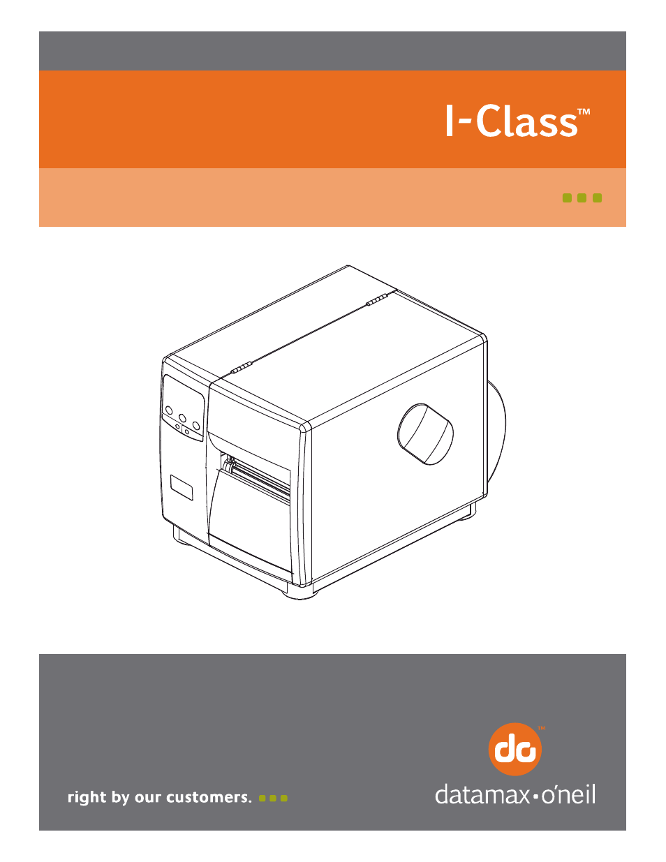 Datamax-O'Neil I-Class Thermal Transfer Option User Manual | 4 pages