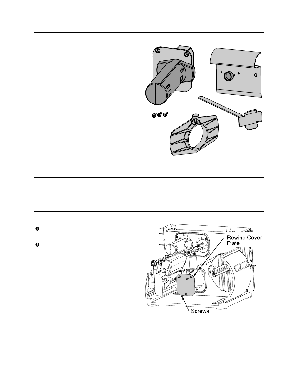 Contents of the internal rewind kit, Tools required, Preparing the printer | Datamax-O'Neil I-Class Internal Rewind Option User Manual | Page 3 / 6