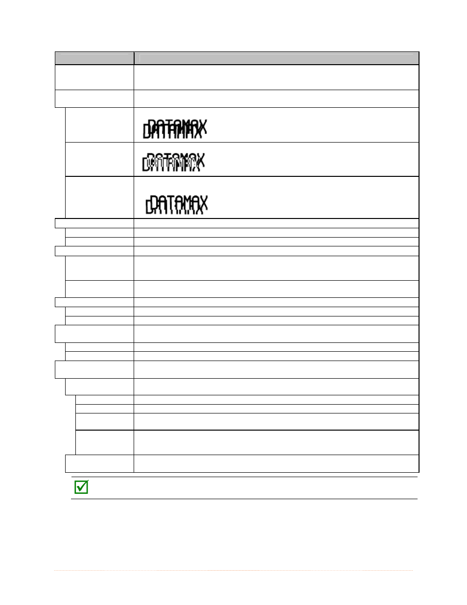 Chapter 4 – menu system 45 | Datamax-O'Neil I-Class Mark II Operator’s Manual User Manual | Page 51 / 94