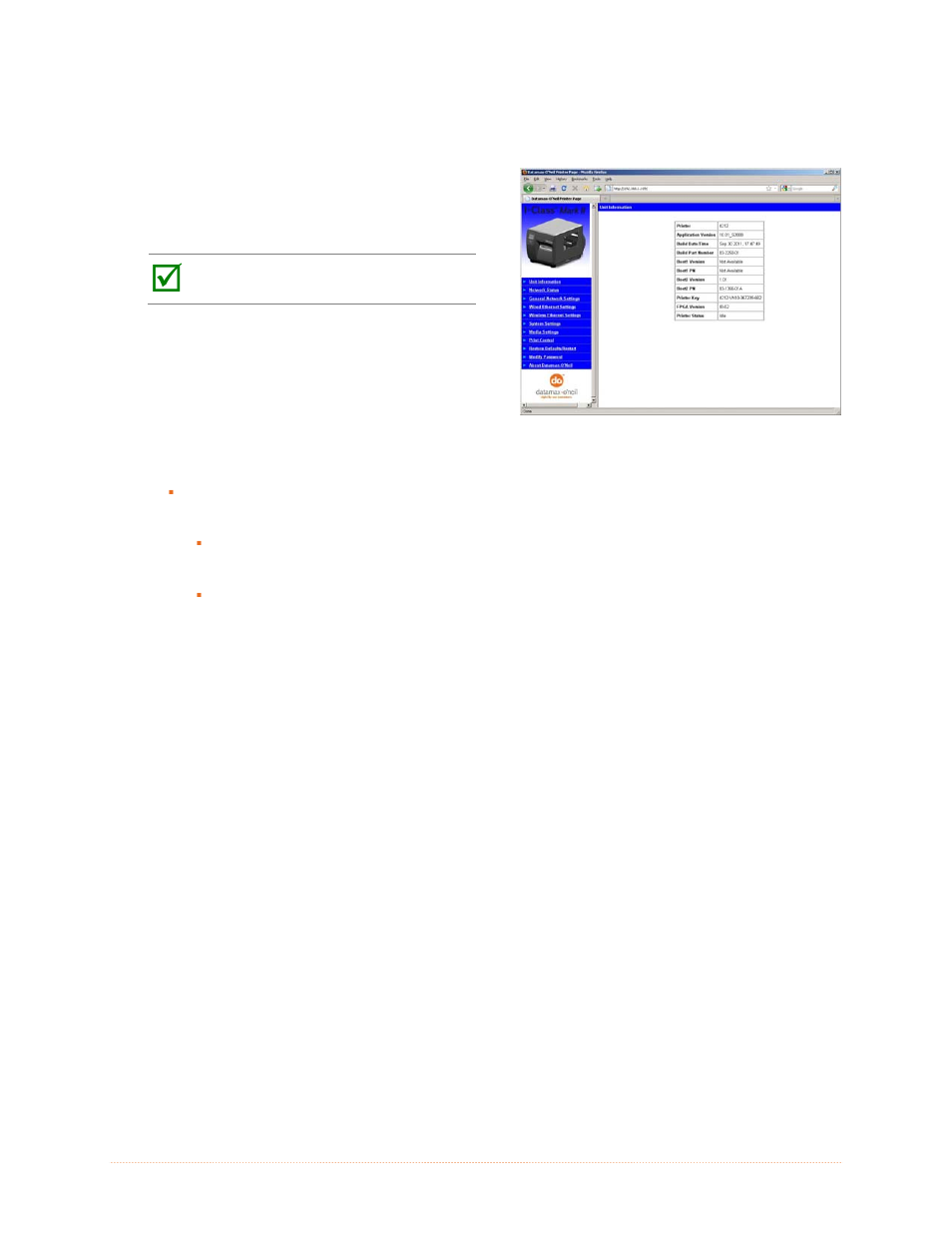 Datamax-O'Neil I-Class Mark II Operator’s Manual User Manual | Page 83 / 94