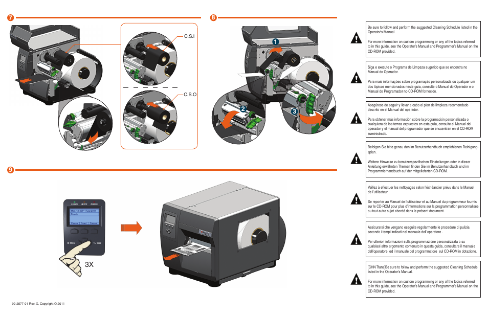 Datamax-O'Neil I-Class Mark II Quick Start Guide User Manual | Page 2 / 2