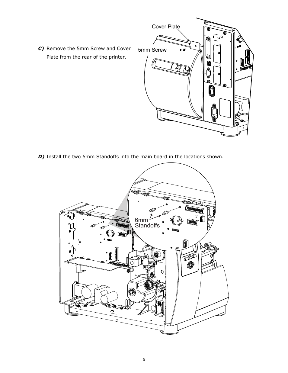 Datamax-O'Neil I-Class Mark II Wired_Wireless LAN Option User Manual | Page 5 / 10