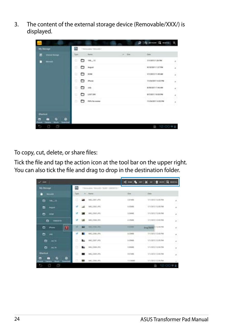 Asus Transformer Pad Infinity TF700T User Manual | Page 24 / 89