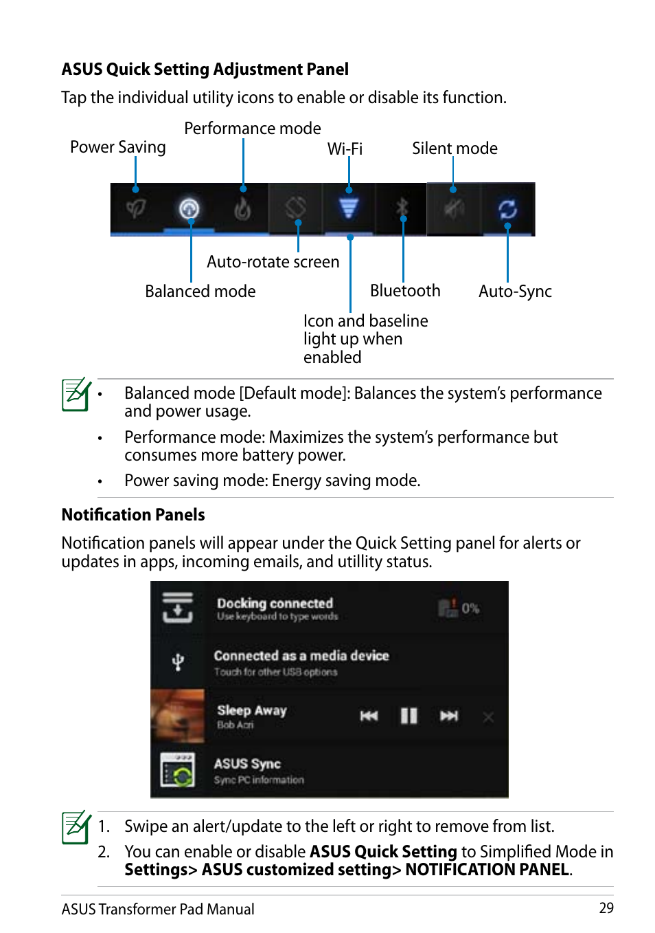 Asus Transformer Pad Infinity TF700T User Manual | Page 29 / 89