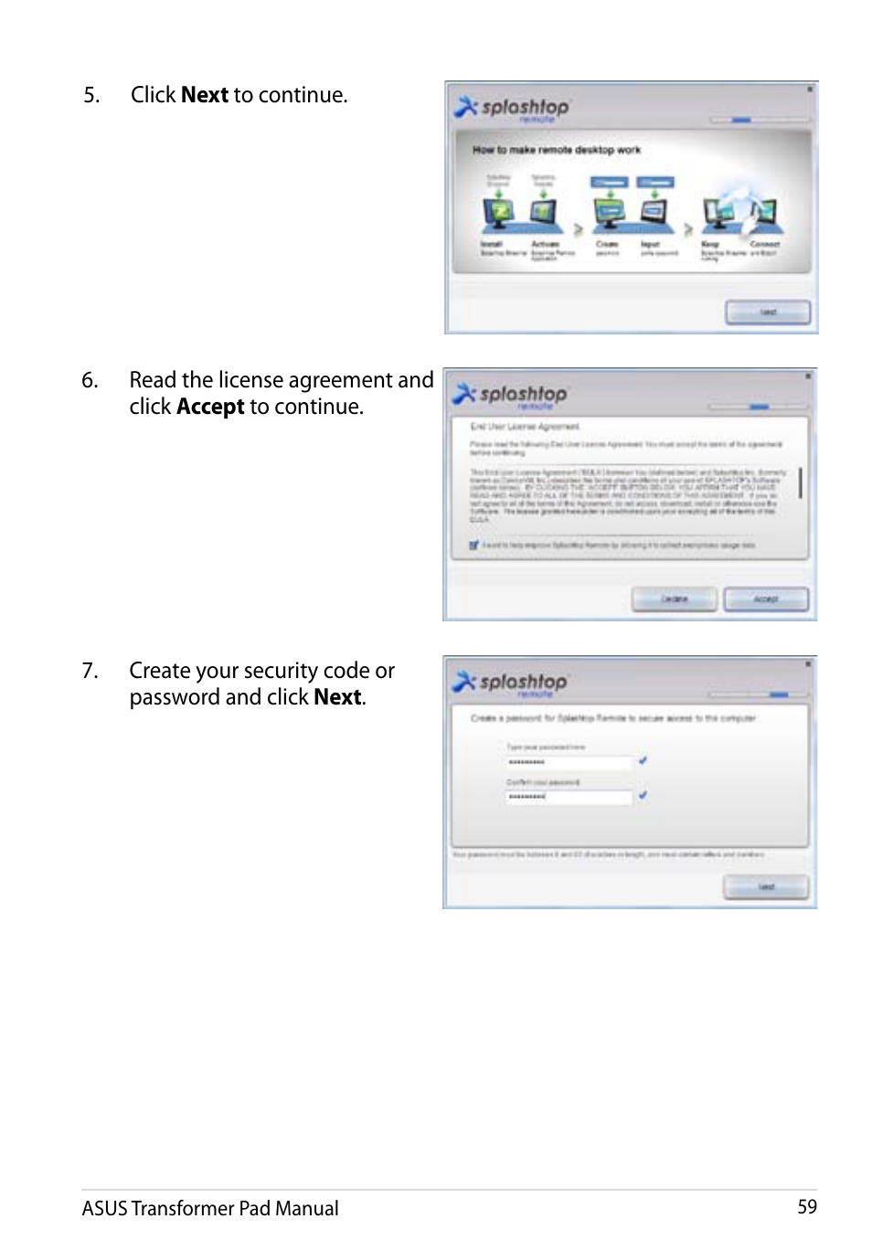 Asus Transformer Pad Infinity TF700T User Manual | Page 59 / 89