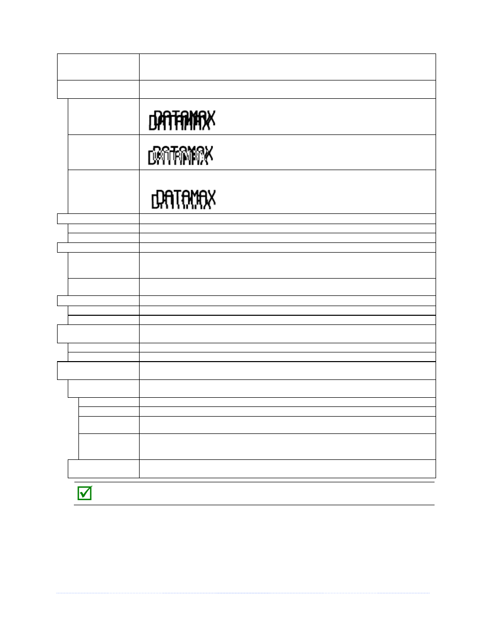 Chapter 4 – menu system 37 | Datamax-O'Neil M-Class Mark II Operator’s Manual User Manual | Page 43 / 100