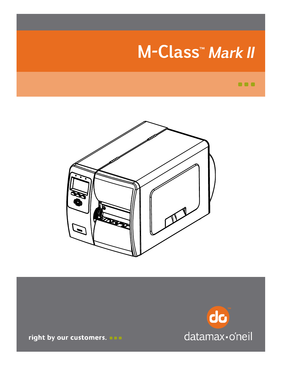 Datamax-O'Neil M-Class Mark II RFID Option User Manual | 8 pages