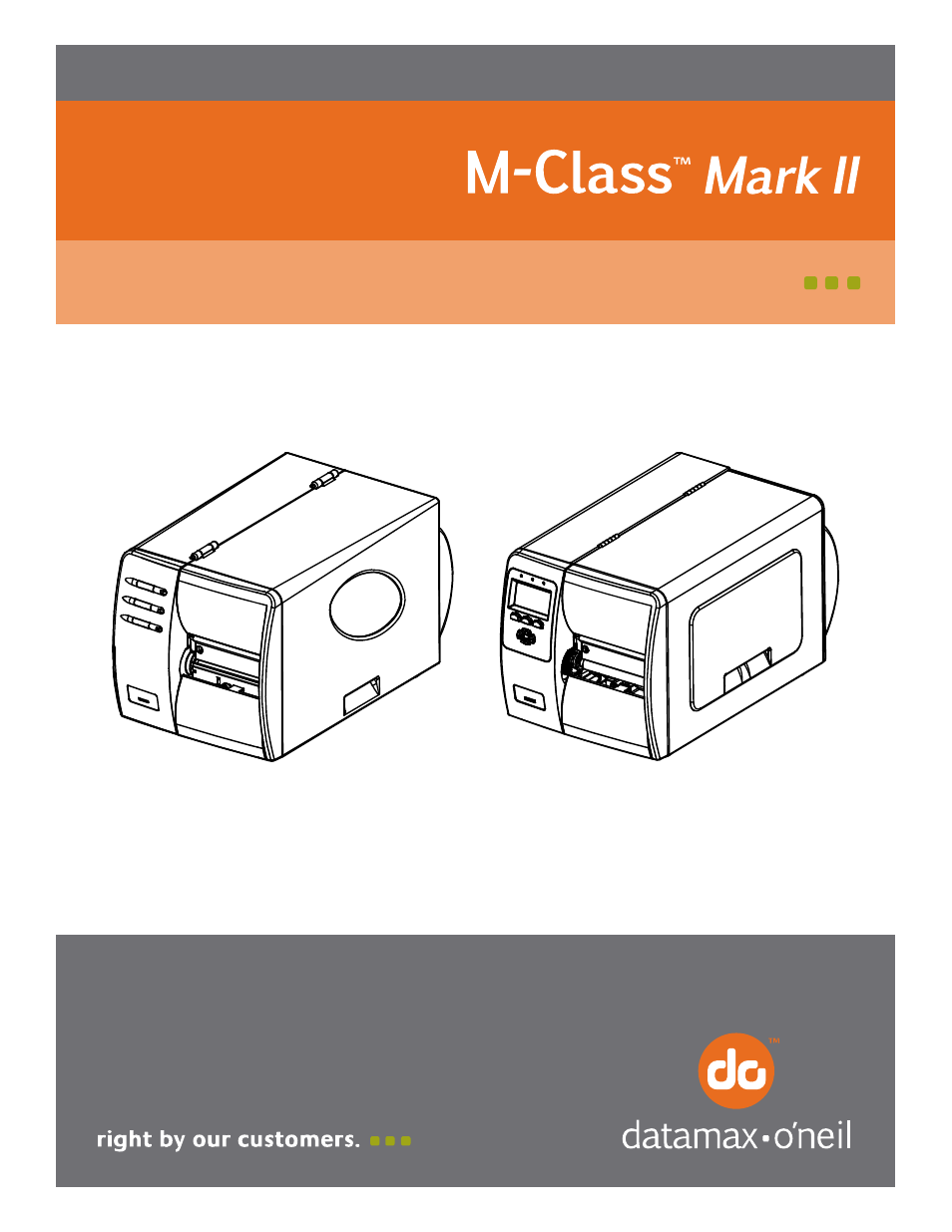 Datamax-O'Neil M-Class Mark II Internal Rewinder Option User Manual | 6 pages